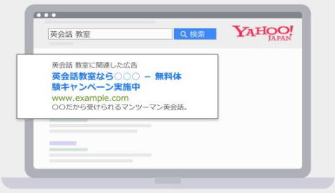 Yahoo!リスティング広告イメージ