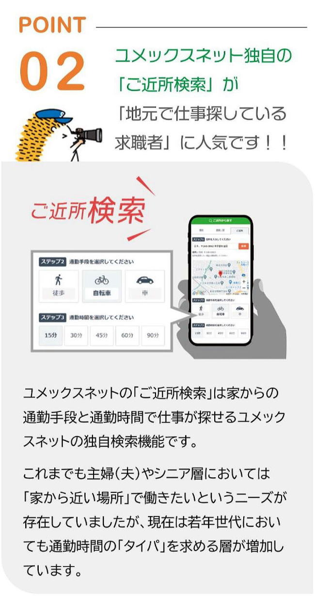 ユメックスネットの特長2