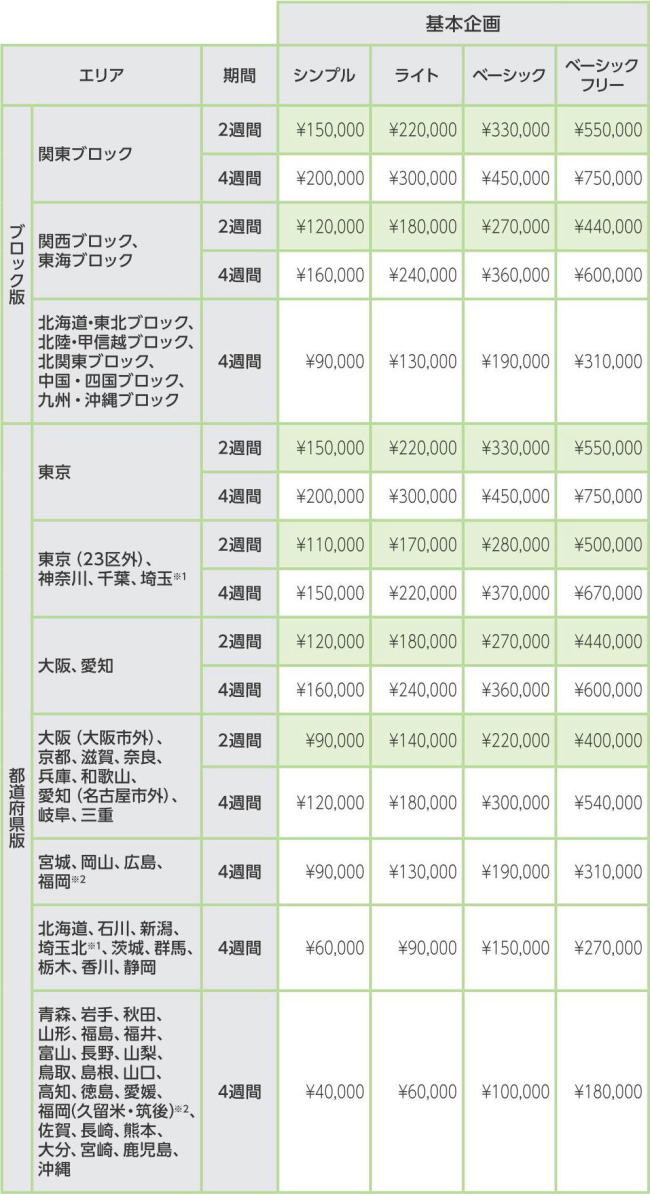 はたらいく料金